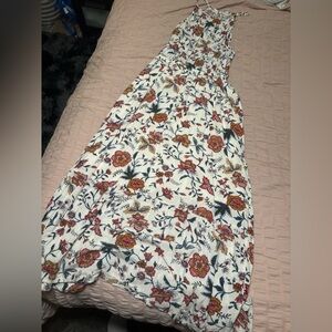 Old Navy White Floral Maxi Dress